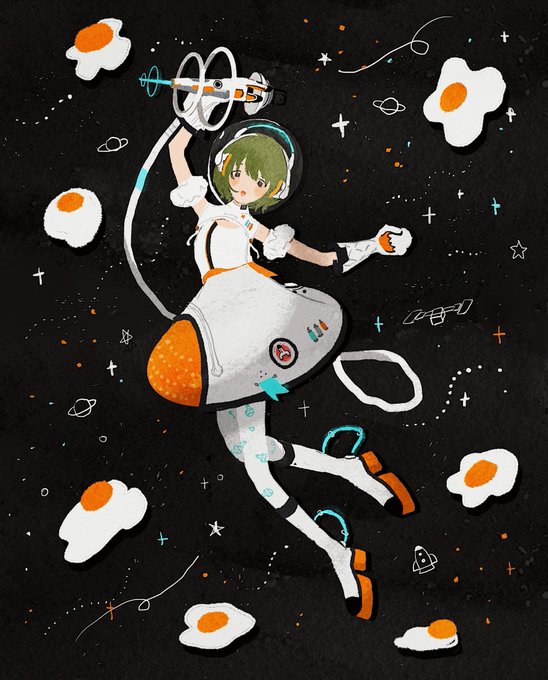 「ドレス 宇宙」のTwitter画像/イラスト(新着)｜3ページ目