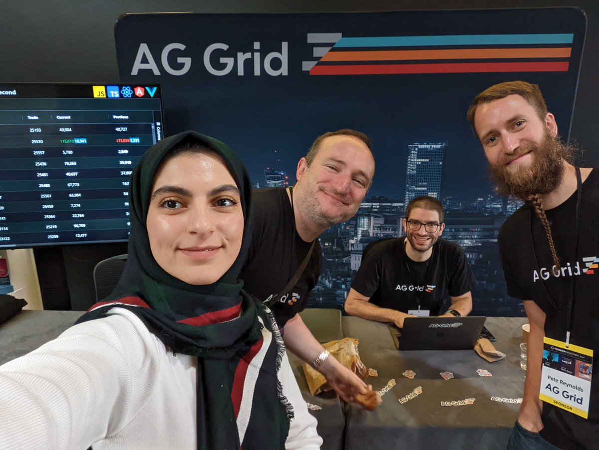 The A Team of <a href="/ag_grid/">AG Grid</a> at @modernfrontends London!