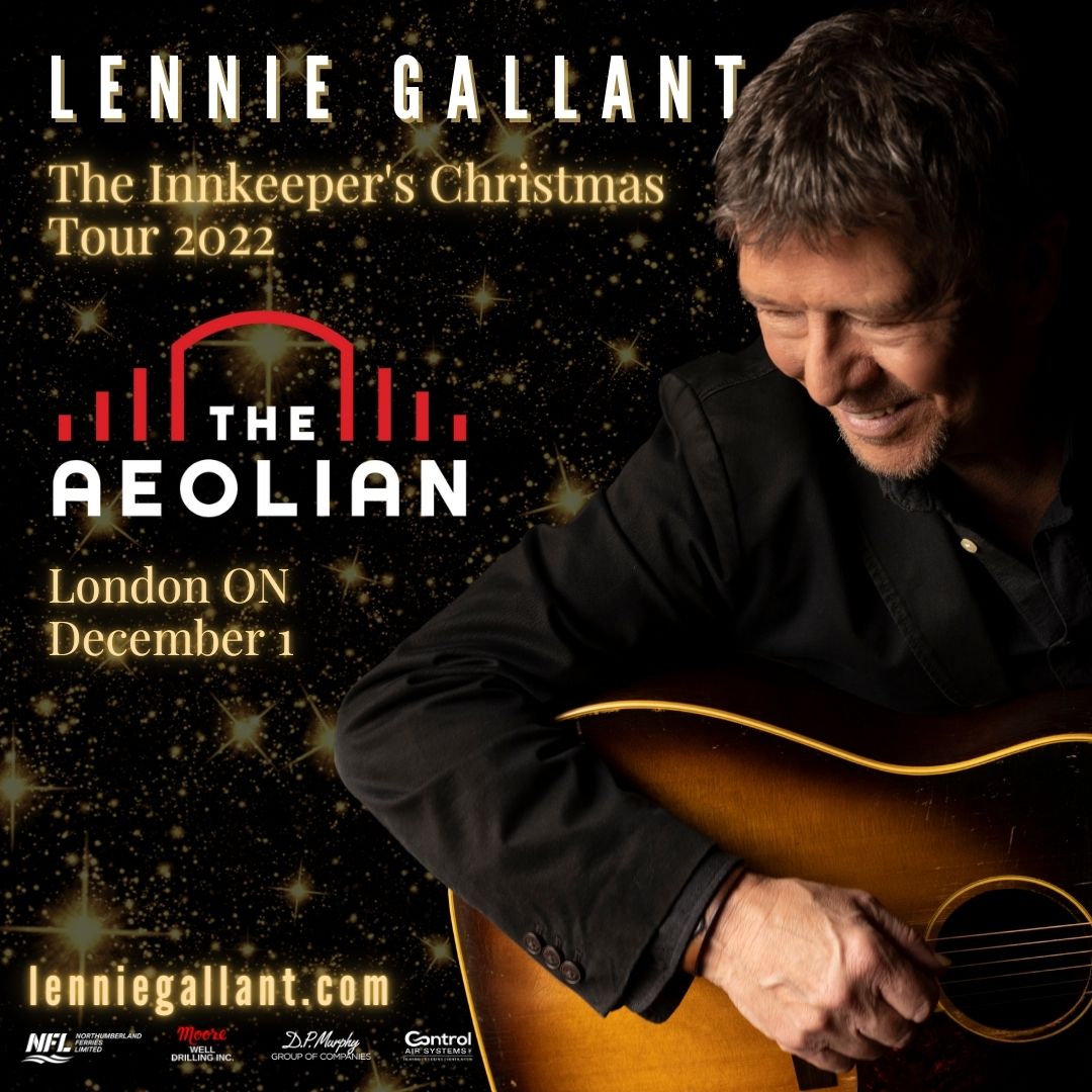 Hey folks in London Ontario! We’ll be there December 1st to spread some Christmas cheer at The Aeolian! For tickets visit lenniegallant.com/tour.