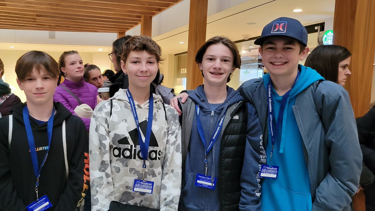 Look at those morning smiles in DC. <a href="/CentennialMS/">Centennial MS</a>