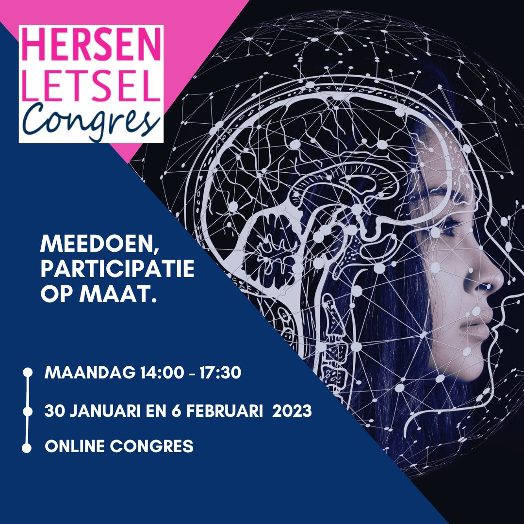 Heb jij het programma van het HersenletselCongres al gezien? kijk op bit.ly/3TMLOt2 #hersenletsel #NAH #CVA