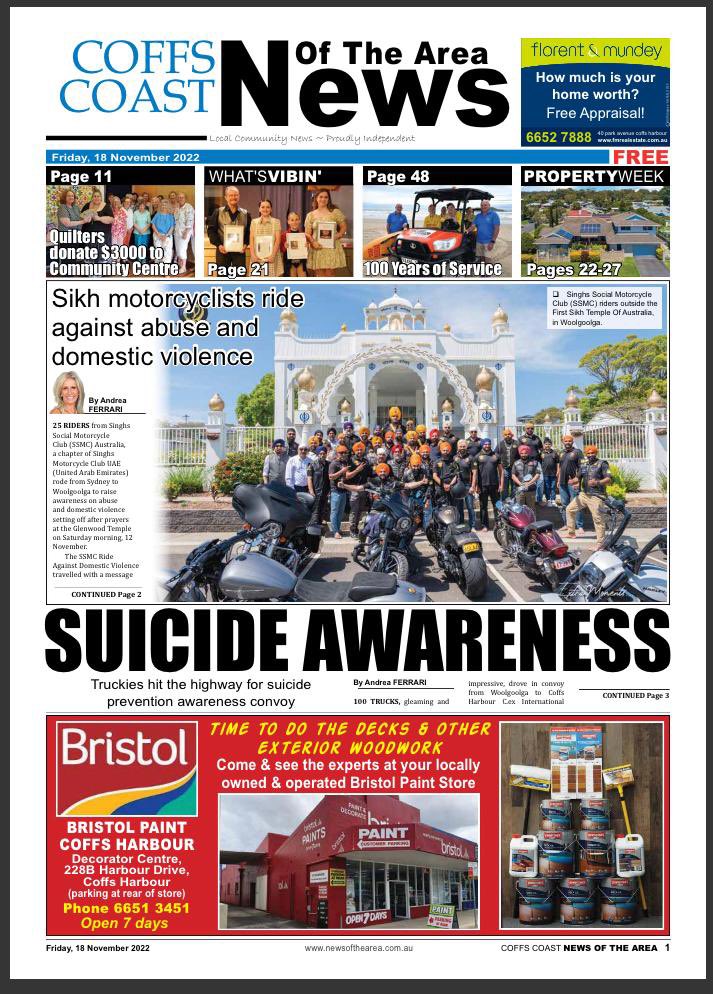 McSinghs's tweet photo. Singhs Social Motorcycle Club Australia, Riding from Glenwood to Woolgoolga against Domestic Violence. 
1200 Kms
28 Riders
11 Cars
A convoy of 68 Volunteers embarking on this journey for their Club.
@WhiteRibbonAust @AusHumanRights #Freedom #ridefree #singhs https://t.co/dA4P0hreI8