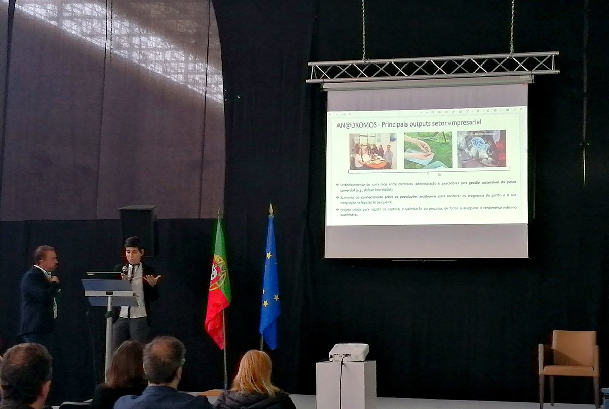 Sara Silva (@sarasrsilva11) on Twitter photo #Salmonlink_project, #CRER_project and <a href="/Anadromos2/">AnadromosPT</a> are represented in #Mar2020 Inovation Day. Time to connect with the industry.
<a href="/univdeevora/">Universidade Évora</a> @MARE_centre
<a href="/NASCO_Sec/">North Atlantic Salmon Conservation Organization</a> <a href="/ministerio_mar/">Ministério do Mar 🇵🇹</a> #Salmonlink_project, #CRER_project and <a href="/Anadromos2/">AnadromosPT</a> are represented in #Mar2020 Inovation Day. Time to connect with the industry.
<a href="/univdeevora/">Universidade Évora</a> @MARE_centre
<a href="/NASCO_Sec/">North Atlantic Salmon Conservation Organization</a> <a href="/ministerio_mar/">Ministério do Mar 🇵🇹</a>