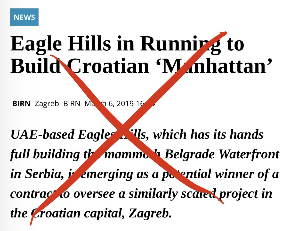 Postimi i djeshëm mbi “Manhatanin e Zagrebit”nuk reflekton të vërtetën e ecurisë së mëtejshme të projektit dhe kërkoj ndjesë për nxitimin!Një kontroll i thjeshtë do mjaftonte për të mos gabuar, por kush s’është gënjeshtar as bën sikur s’ka gjë as nuk justifikohet,po kërkon falje!