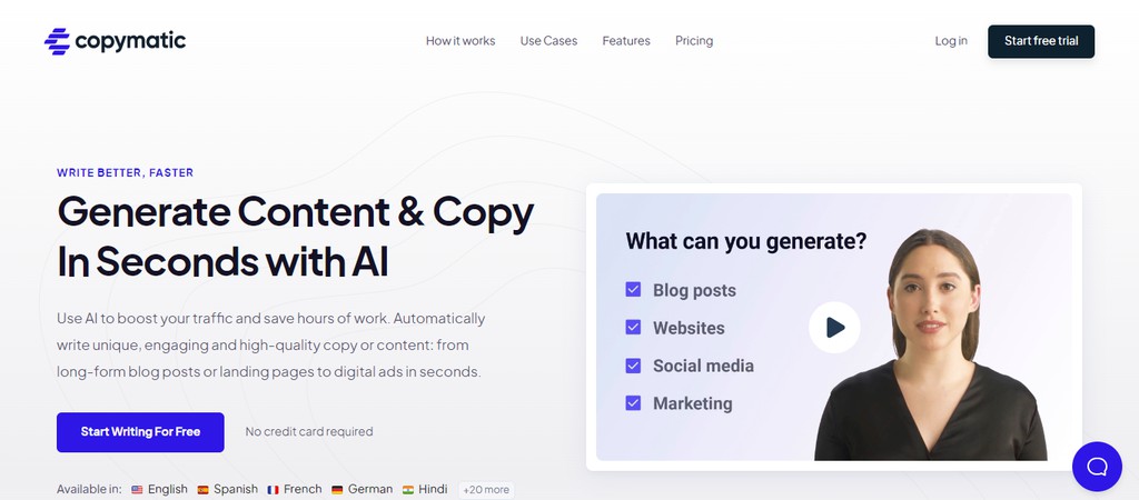 Afftweaks_'s tweet image. ECommerce copies: The eCom copies can help you get along with better content generation for your eCommerce operations; you can use this AI copywriting tool for creating product descriptions, etc. Check now

Read more 👉 lttr.ai/3OVZ

#AiCopywritingTool #writingtool