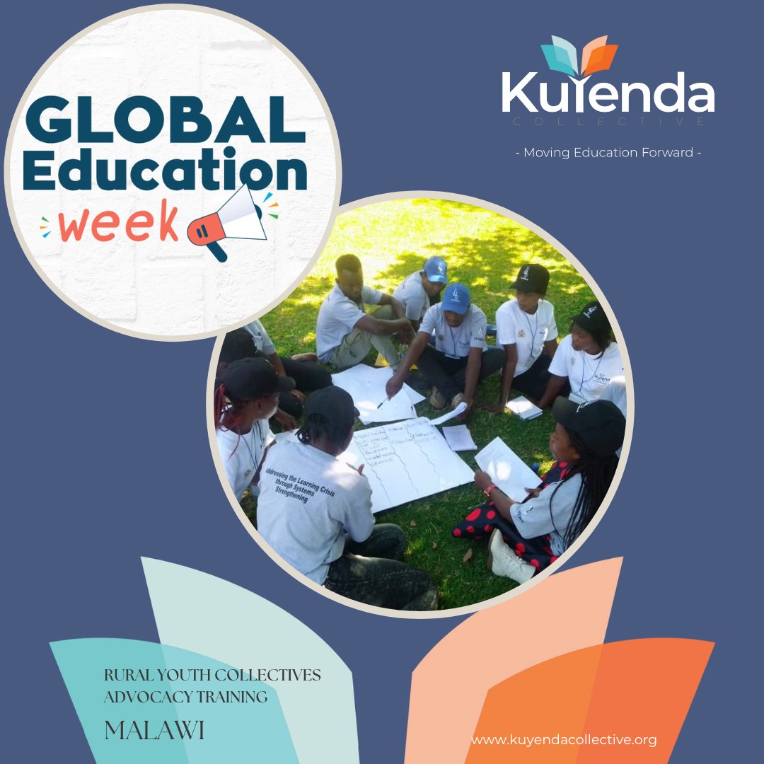 KuyendaC's tweet photo. The #KuyendaCollective celebrating #GlobalEducationWeek this week as we provide advocacy training to #RuralYouth in #Malawi with our partner @MalawiFawe #MovingEducationForward https://t.co/Wxlno2aBwl