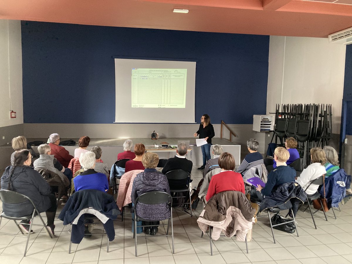 ROBERTDUBOISLau's tweet photo. Début des ateliers @MutOccitanie #cfppa48 #dormir en toute sérénite en @DptLozere48 a #Naussac et #Allenc - Influence du @sommeil sur la @sante, Troubles du @sommeil #teammut https://t.co/DOZdWVuKjS