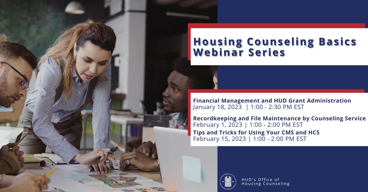 FHA and HUD Office of Housing on Twitter "Register today to join one