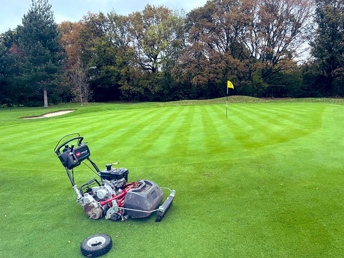 More greens mowing today 👌🏻