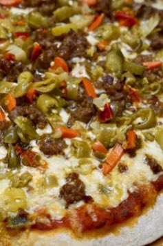 Marconi Hot Giardiniera For many years, this has been a favorite of the Chicago Hot Giardiniera family. Giardiniera is generically know as an Italian dish made up of pickled vegetables in vinegar and oil used primarily as a condiment. gourmetitalian.com/hot-giardinier…
