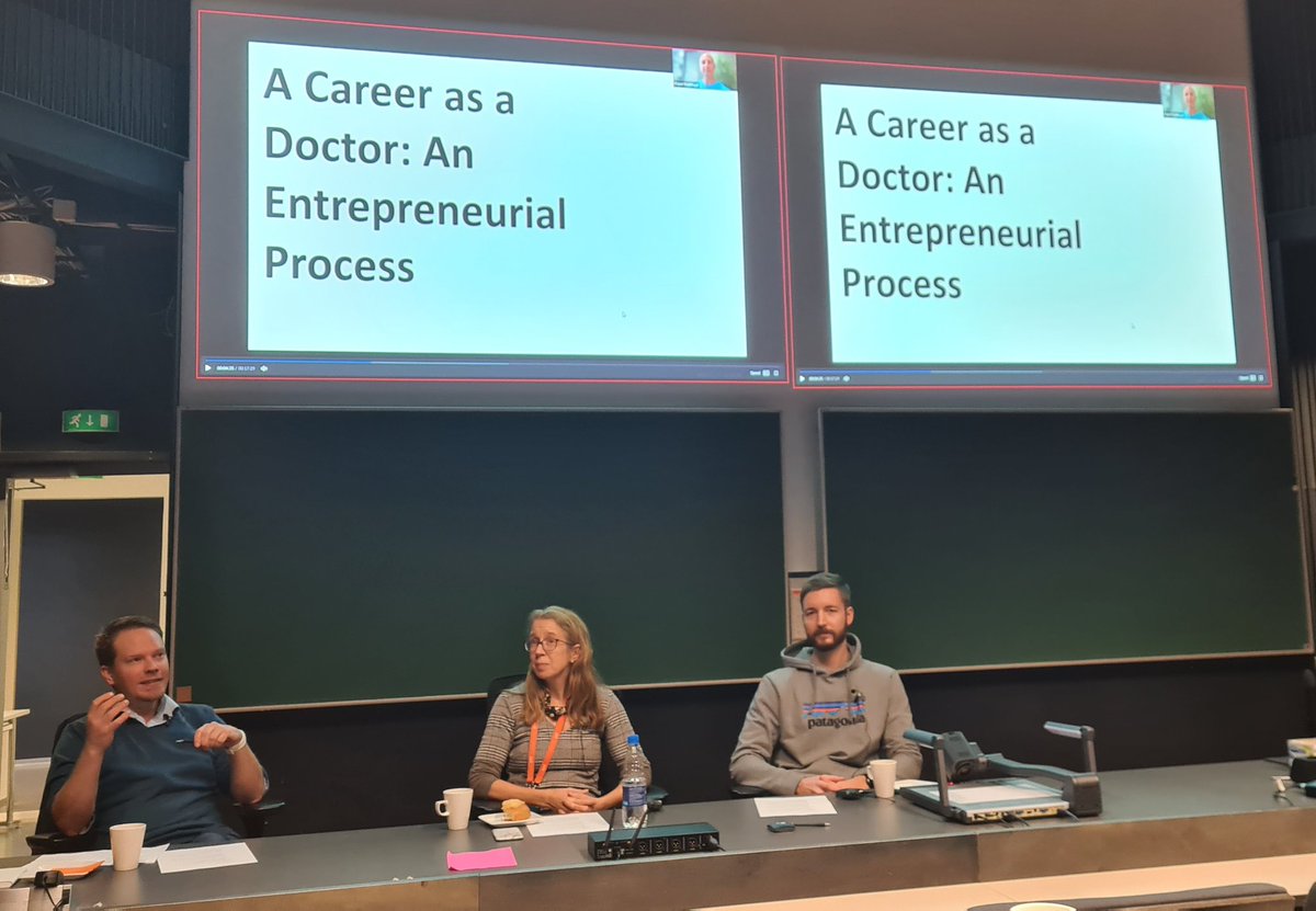 gehanac's tweet photo. Great insights about #career possibilities after a #PhD from the panelists @valkatti @mikaaho @ranta_valtteri and Ozgur Dedehayir at the TOTO #doctoralstudents get-together event.
Thanks @viivisiuko and Sami Rustholkarhu for conducting the session.
@DocSchool_TAU
@TampereUni https://t.co/zzXoQElAwX