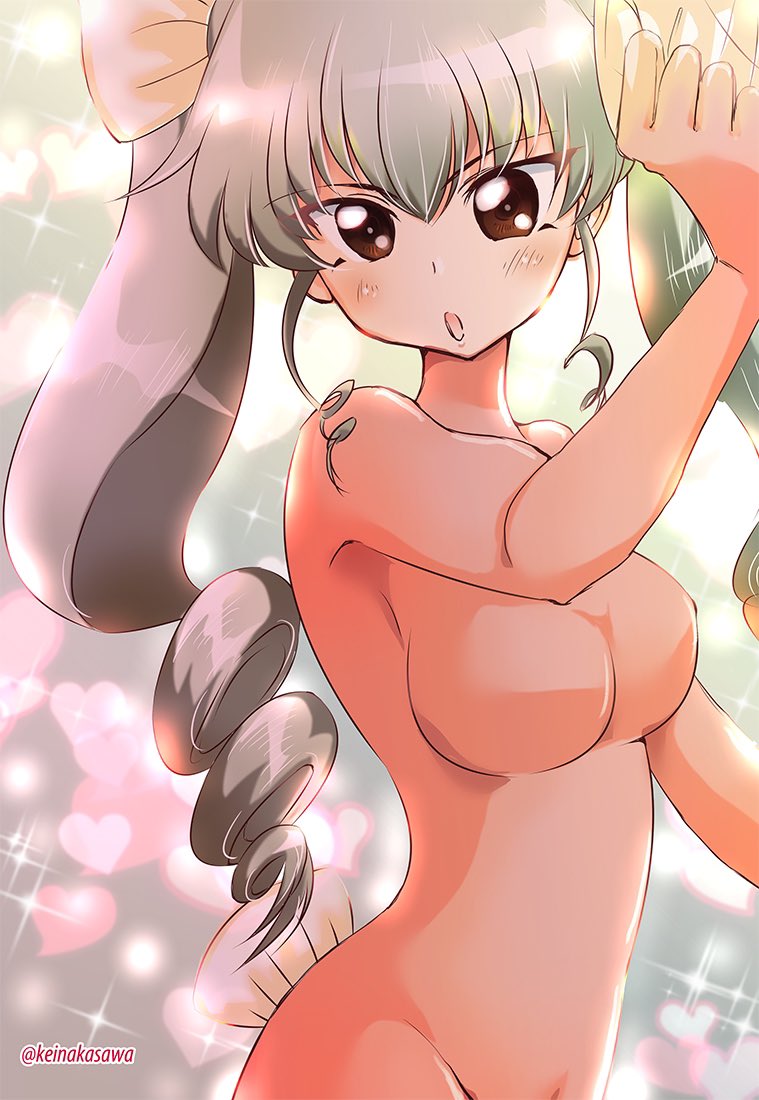 カチューシャ(ガルパン) ,ノンナ(ガルパン) 「あんこうスーツ2 」|なかさわけい㌠のイラスト