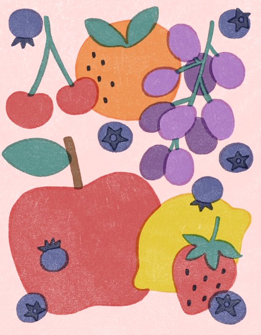 絵の具で描く用にカラーラフを作ったこの絵、気に入ってるのでデジタルでも仕上げてみた 