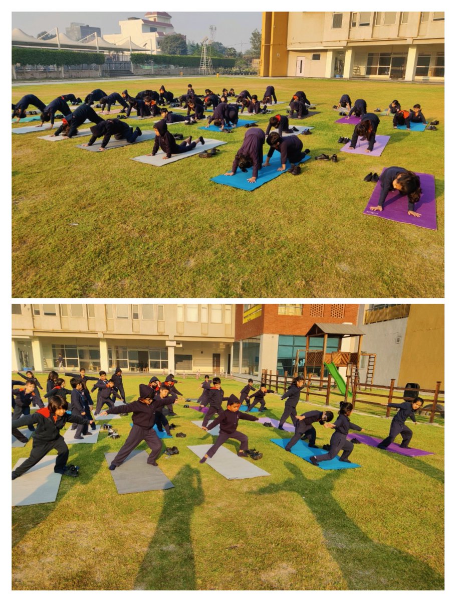 It is Friyay and what a wonderful start to the day! Students performed #sunsalutation and various other #Yoga asanas as a regime to a #healthy mind and a healthy body. They ended the session by calming themselves with #Mindful #Breathing exercises <a href="/Prometheus_Edu/">Prometheus School</a> <a href="/AneeshaSahni/">aneesha sahni</a>