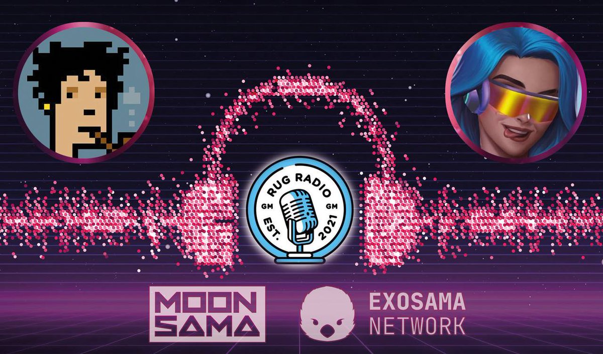 Maxi_maximalist's tweet photo. 1/40 @DonnieBigBags is going on Rug Radio - one of the biggest and most renowned NFT spaces/podcasts in the world. 

Why is this big for @ExosamaNFT ? 
👇🧵 https://t.co/fKdIJlhxZc