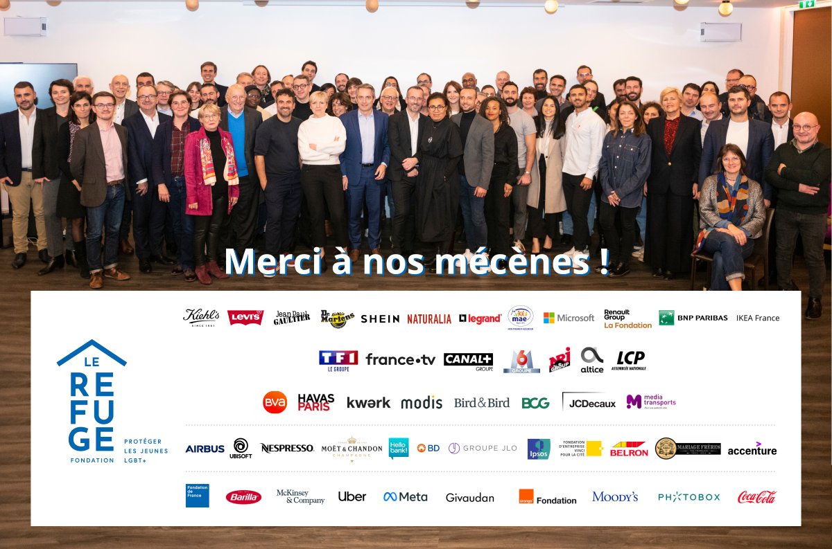#Engagement 🤝 | La Fondation #LeRefuge peut compter sur le soutien sans faille de ses #partenaires et #mécènes qui sont venus en nombre hier soir pour une très belle soirée d'échanges et de partage !
