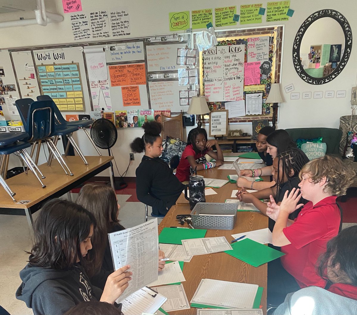 EricaNaranjo10's tweet photo. Student discussion in our early morning ELA Tutorials is unmatched. 🙌🏼 @MemorialHCPS #FASTready #testprep ✏️ 📄 https://t.co/sxGCHmKmEn