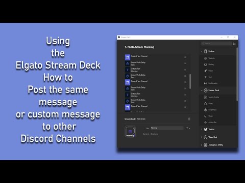 streamdecklabs's tweet image. How to Post a Message in Multiple Discords Using the Elgato Stream Deck! - streamdecklabs.com/how-to-post-a-…

How to post a message in multiple Discords using the Elgato Stream Deck!…

How to post a message in multiple Discords using the Elgato Stream Deck!

...