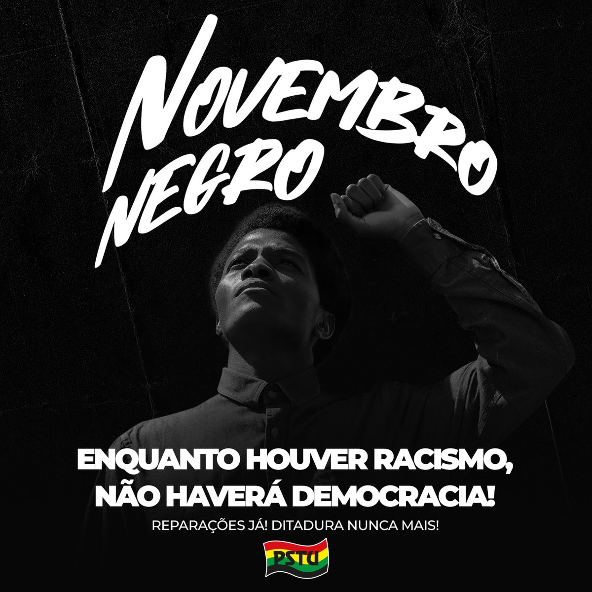 pstu's tweet photo. Não é hora de baixar a guarda. Esse “Novembro Negro” deve ajudar a costurar a mais ampla unidade da classe trabalhadora para derrotar definitivamente o bolsonarismo

Leia https://t.co/kcsYEruLuu📲 https://t.co/NqFtzMUsbL