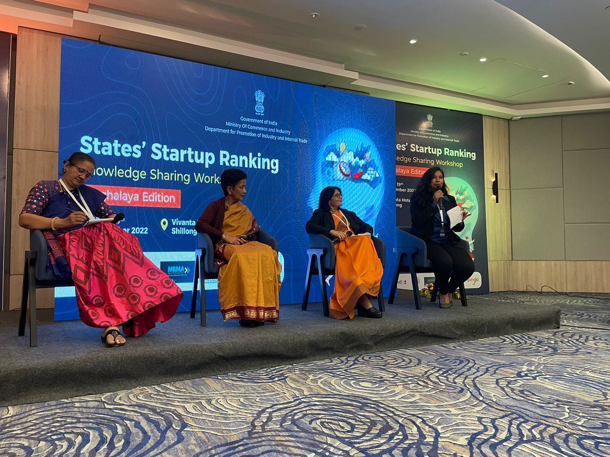 Startup India (@startupindia) on Twitter photo Leading women entrepreneurs, Dr Lakshmi Jagannathan, CEO of Derbi Foundation, Dr Sriparna Baruah, IIE & Dr Manisha Acharya of WEneurs Forum, graced the panel discussion on โCreating Avenues & Opportunities for Women Entrepreneurs", moderated by Rishika Chatterjee. <a href="/investindia/">Invest India</a> Leading women entrepreneurs, Dr Lakshmi Jagannathan, CEO of Derbi Foundation, Dr Sriparna Baruah, IIE & Dr Manisha Acharya of WEneurs Forum, graced the panel discussion on โCreating Avenues & Opportunities for Women Entrepreneurs", moderated by Rishika Chatterjee. <a href="/investindia/">Invest India</a>