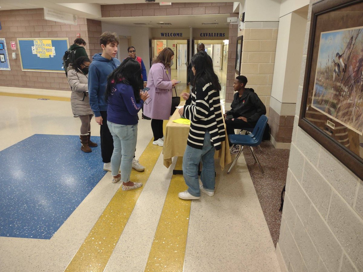 THECalvertHigh's tweet image. CHS welcomes parents this morning in recognition of American Education Week.  #engagetolearn