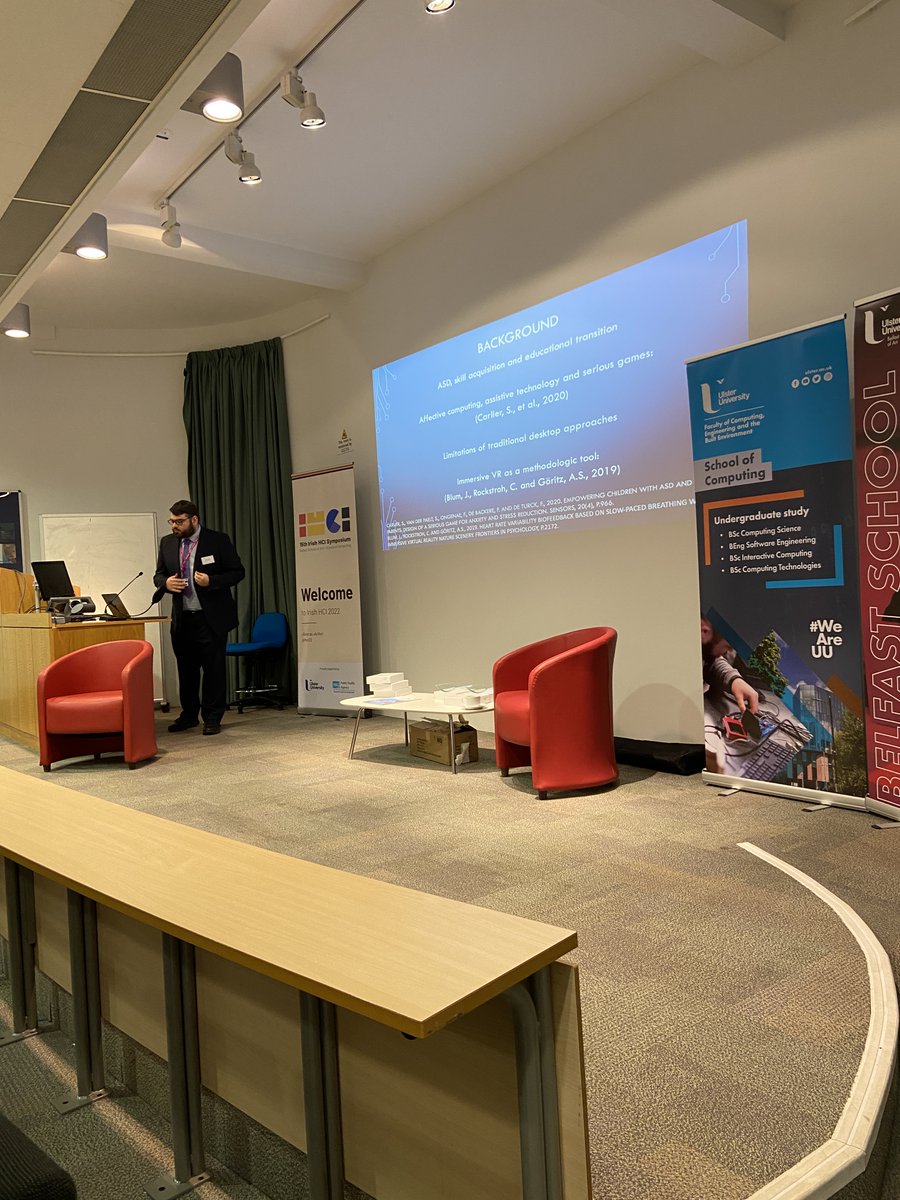 Stefan O'hare, Immersive virtual reality for educational transition training in children with autistic spectrum disorder (ASD): A feasibility study. 

#ihci #hci #ulsteruniversity