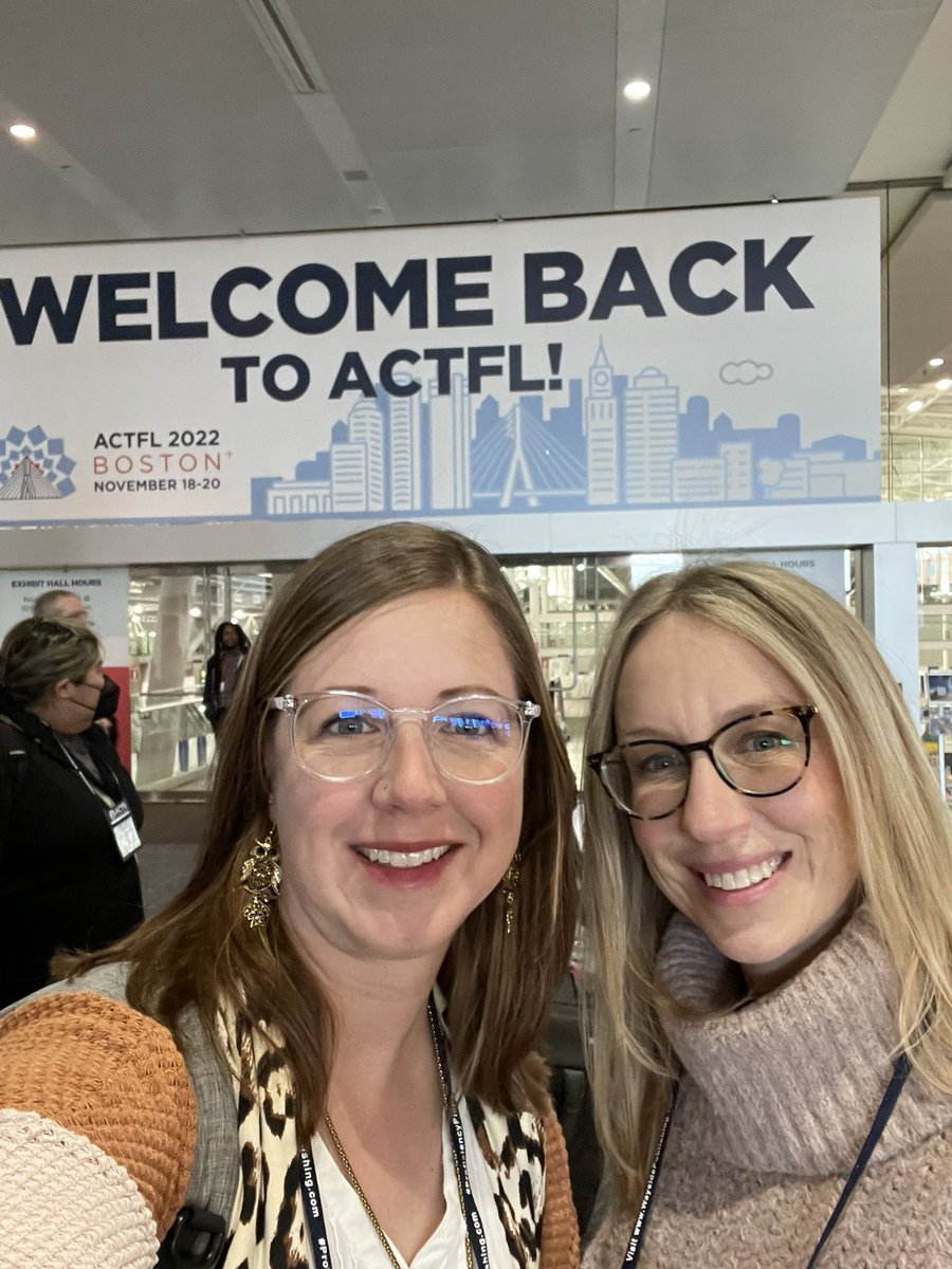 We’re baaack! Come hang with @Cassandraglynn and me at 4pm in #157c to hear about research on equity and access in WL #actfl22