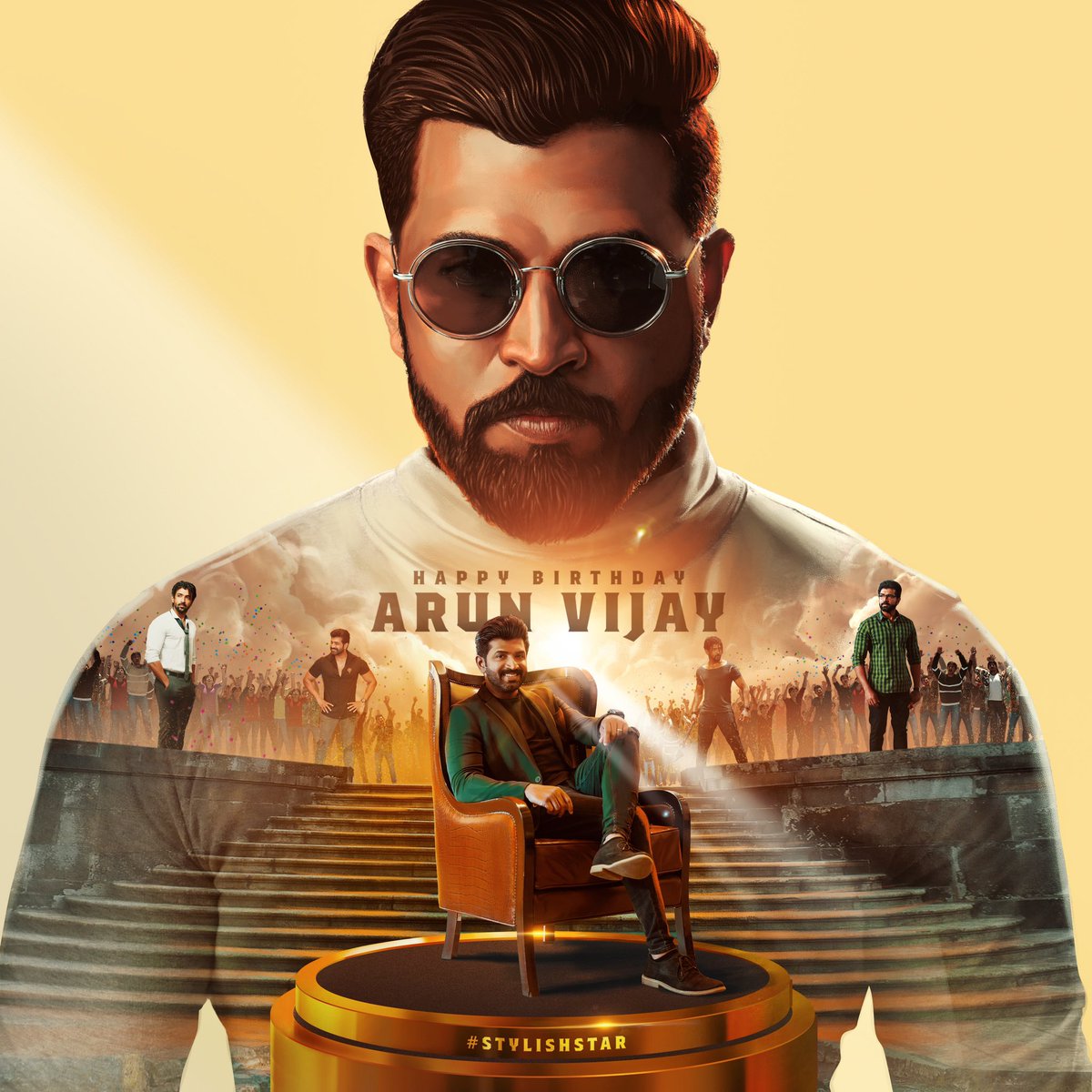 Happy to reveal the Official Birthday Common DP design from <a href="/allindiaavfc/">All India Arun Vijay Fans Club</a> team for Stylish Action Star #AV 🌟

Wishing <a href="/arunvijayno1/">ArunVijay</a> a very Happy Birthday &amp; all success ahead of future endeavors ❤️

#HBDArunVijay

Design: #YG