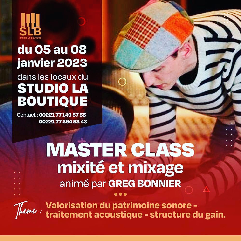 LaBoutiquedkr's tweet photo. #masterclass
#audiomasterclass
#LaBoutiqueStudioDkr https://t.co/sfmRK59a3G