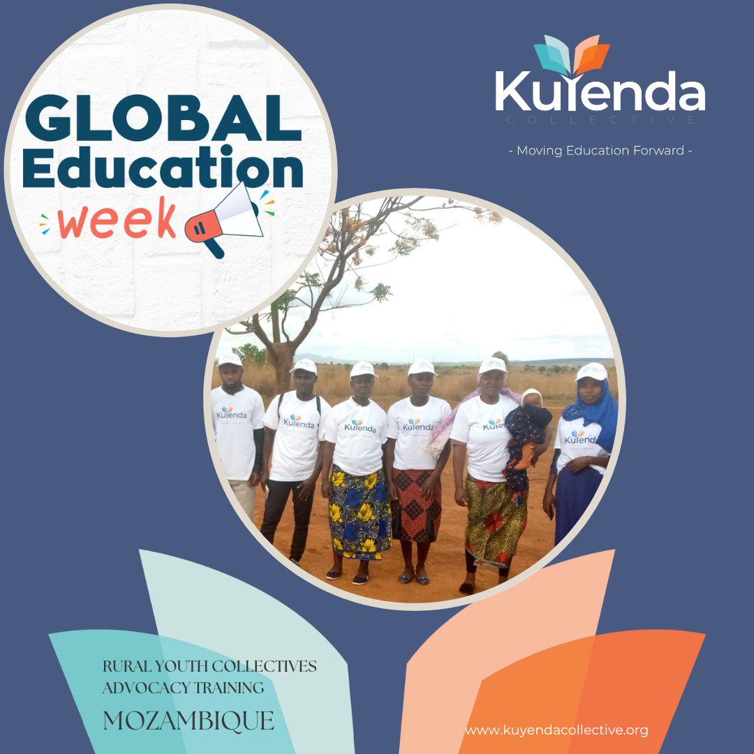 KuyendaC's tweet photo. The #KuyendaCollective celebrating #GlobalEducationWeek this week as we provide advocacy training to #RuralYouth in #Mozambique with our partner @CescMoz
#MovingEducationForward https://t.co/E66v8qUcC2