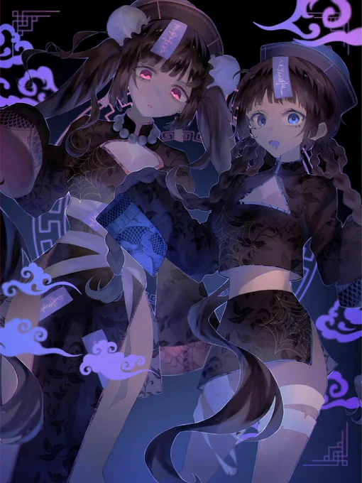 キョンシー姉妹#illustration 