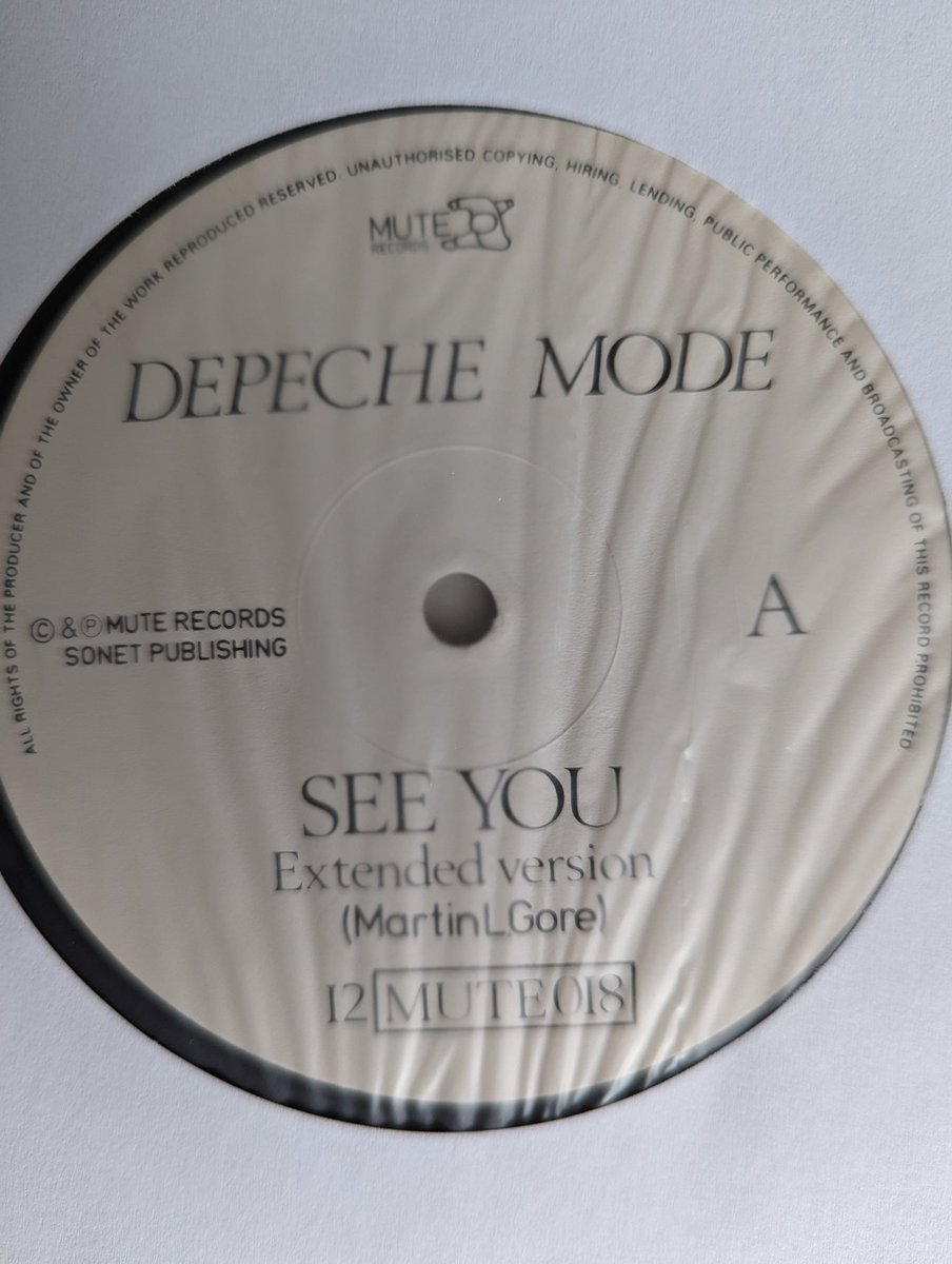MIKEYWMS's tweet photo. #12single of the day: Depeche mode see you 1982 Mute records.
@NewWaveAndPunk @Kgero1965 @MarianneHawksw2 @TanyaJjjjj @Sarahilovemydog @Sugaspunsista74 @mattvern @Flash6246973 @GarySlade5 @Jongold7Gold @fredfenackerpan  @DonkinGerardo  @nigelburton5 @zap210. https://t.co/kn7ns4maCs
