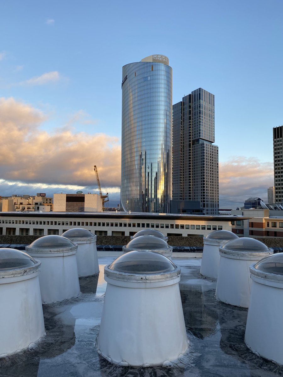 Mark_WalshCooke's tweet photo. Admiring the spectacular rooftop views as we kick off the Hurley Building Redevelopment with Leggat McCall Properties and ⁦@NBBJDesign⁩ https://t.co/KdlYvgbtn7