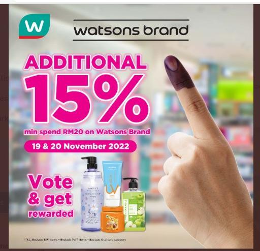 MyRehat's tweet photo. ELECTION DAY PROMOTION!!! 19TH NOVEMBER 2022

There are numerous food and beverage &amp; other brands promotions all over Malaysia.

Such as #Marrybrown #SecretRecipeMY #Watson #oldtownwhitecoffee #TheFridays #hokkaidocheesetart #coolblogmalaysia #tealivemalaysia and many more. https://t.co/CvucIggFrn