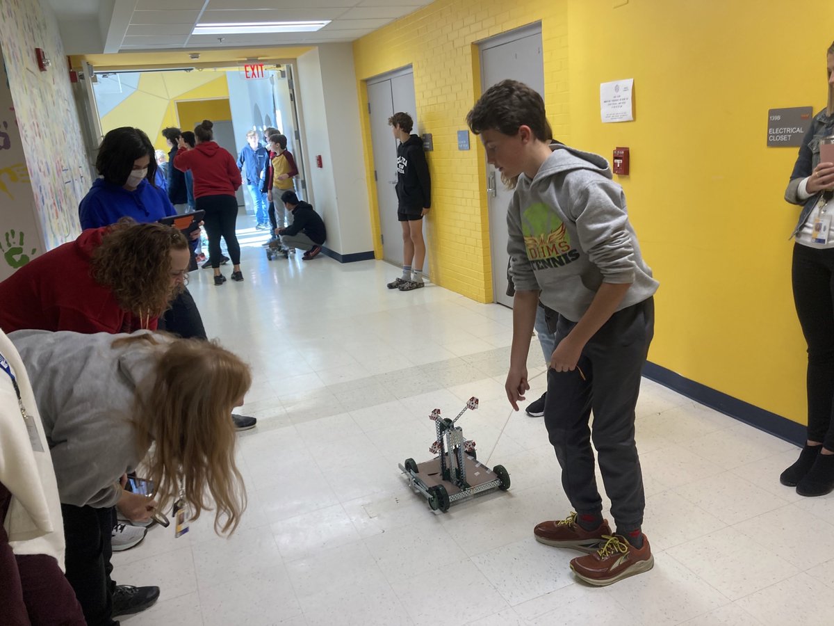 Yesterday, the Robotics class at <a href="/DHMiddleAPS/">Dorothy Hamm Middle School</a> held their Pull Toy Parade! We were thrilled to host students as they demonstrated and explained their amazing designs. 

Congrats to <a href="/itsmeSKennedy/">Susan E. Kennedy</a> and her Robotics students for their incredible work!🤖⚙️
#STEM #DHMSbelongandbecome