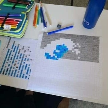 DonMilaniGuidon's tweet image. CodeWeek2022: gli alunni delle classi 2A, 2B, 2C della scuola secondaria hanno riprodotto con la pixel art le opere di alcuni famosi artisti. Mondrian, Van Gogh e Hokusai
#CodeWeek2022