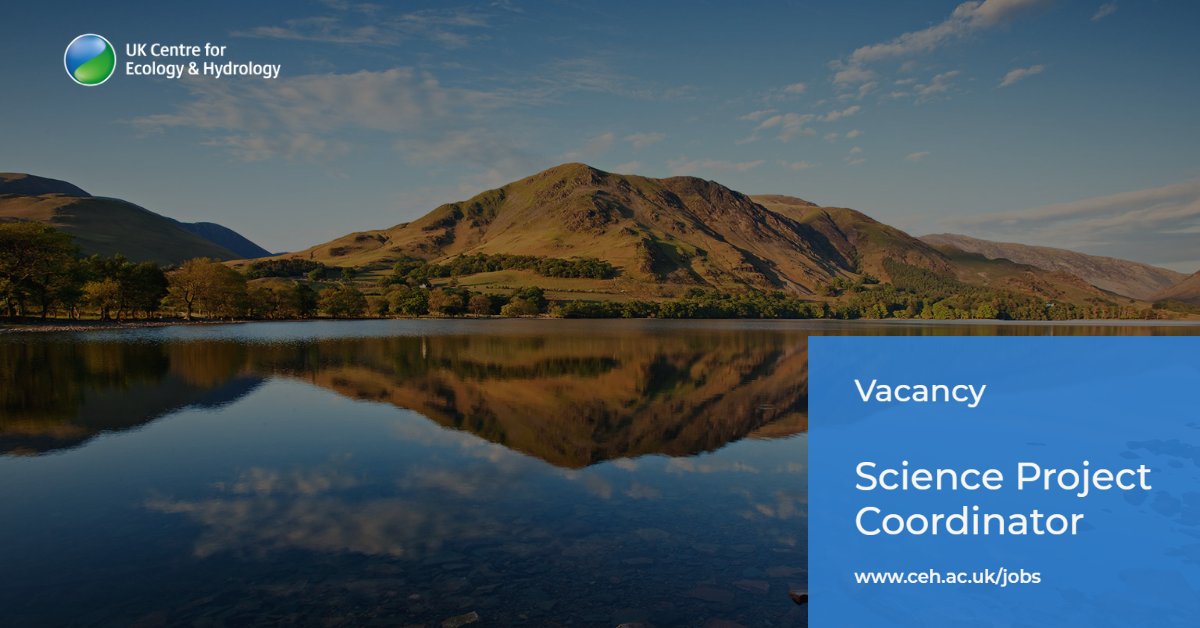 UK Centre for Ecology & Hydrology (@uk_ceh) on Twitter photo Vacancy: We're looking for a dynamic individual to coordinate scientific projects focused on the sustainable management of nutrients.
You'll work on established and new projects funded by major bodies including <a href="/UNEP/">UN Environment Programme</a> and <a href="/UKRI_News/">UK Research and Innovation</a>
Apply by 29 Nov: ceh.wd3.myworkdayjobs.com/CEH_Careers/jo… Vacancy: We're looking for a dynamic individual to coordinate scientific projects focused on the sustainable management of nutrients.
You'll work on established and new projects funded by major bodies including <a href="/UNEP/">UN Environment Programme</a> and <a href="/UKRI_News/">UK Research and Innovation</a>
Apply by 29 Nov: ceh.wd3.myworkdayjobs.com/CEH_Careers/jo…