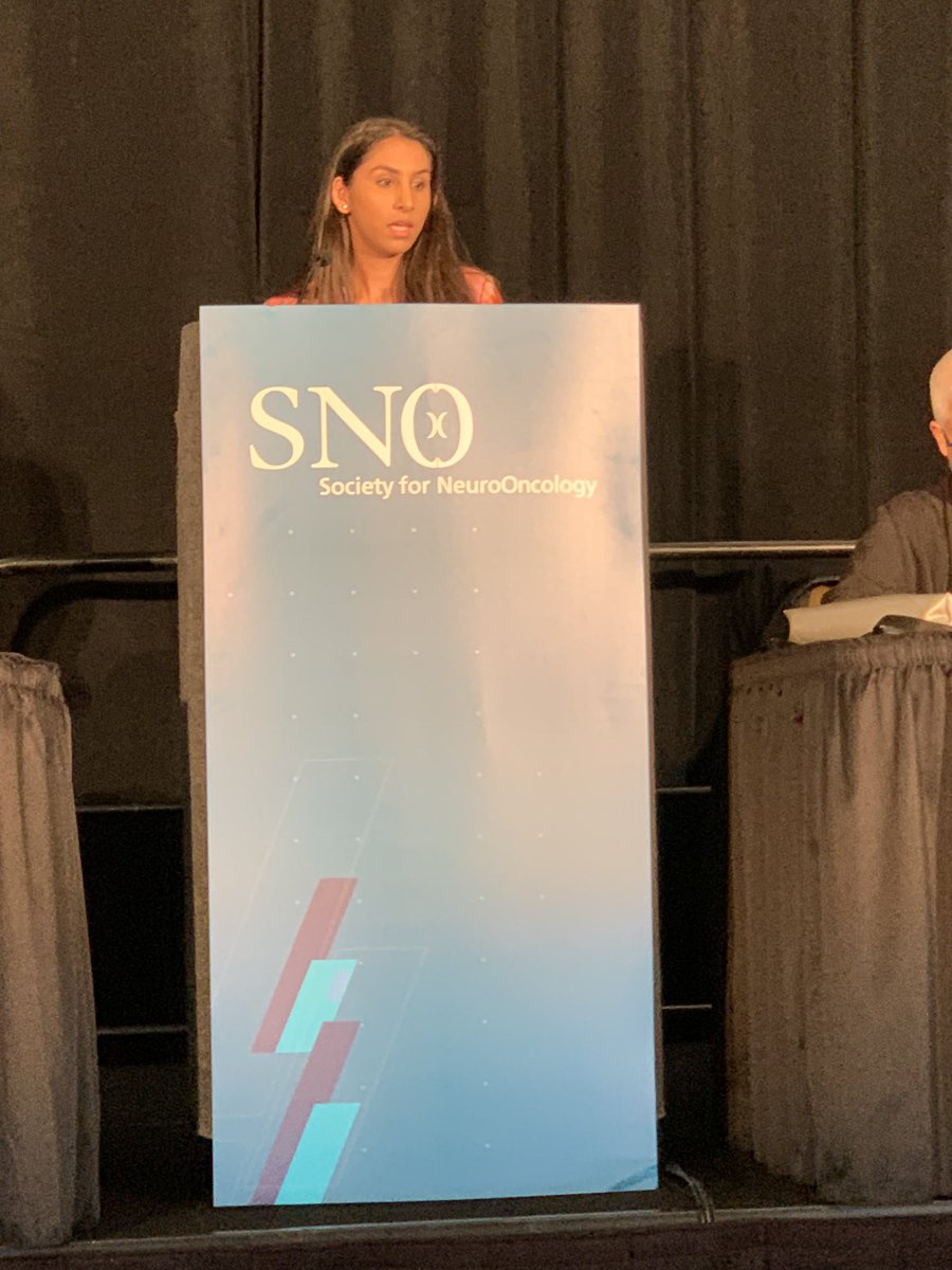 ⁦<a href="/atiqueahmedphd/">Atique Ahmed, PhD</a>⁩’s stellar trainee ⁦<a href="/ShreyaBudhiraja/">Shreya Budhiraja</a>⁩ presenting on ARF4 in TMZ resistance at #sno2022