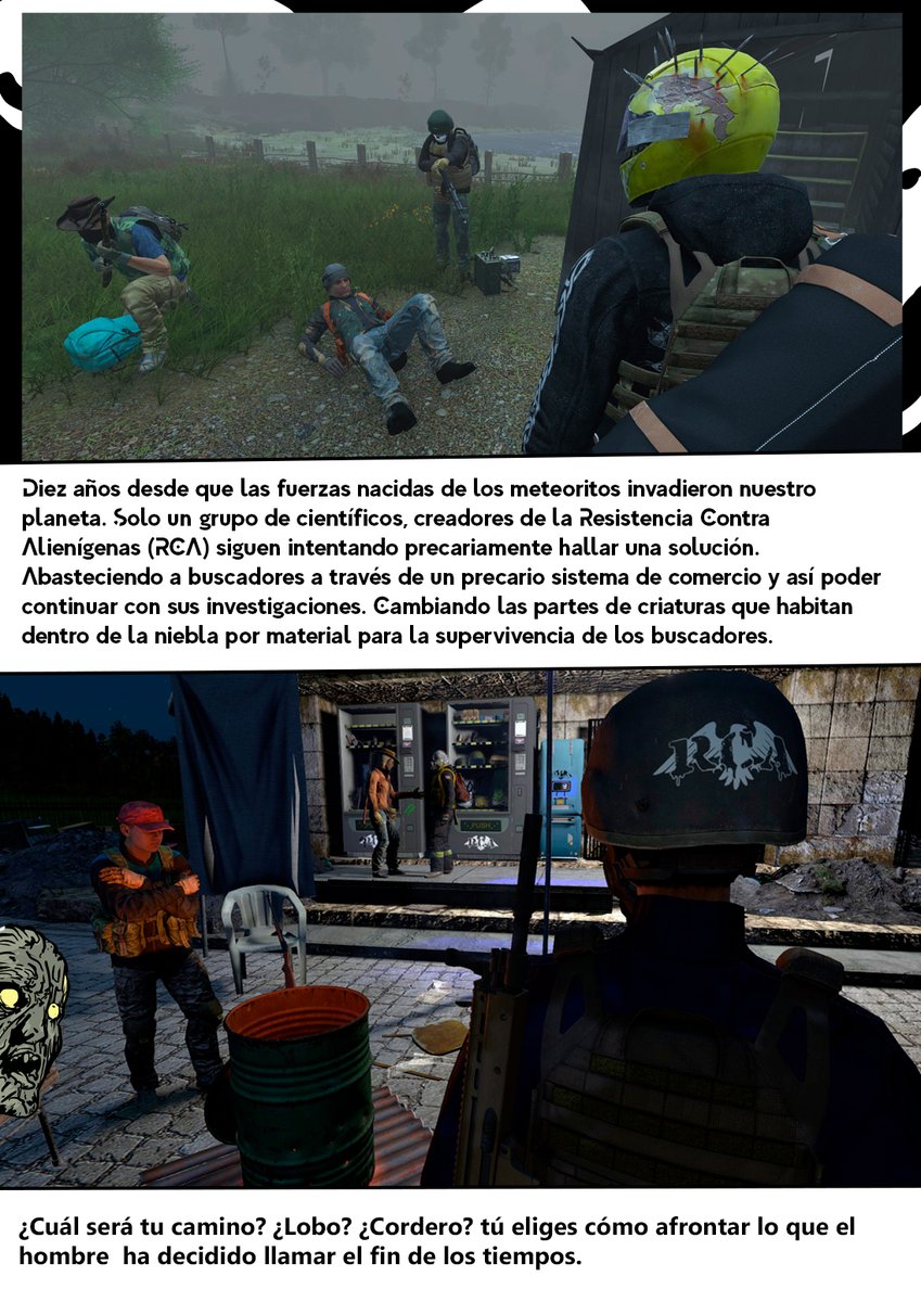 ParanoiasRp's tweet photo. Bienvenid@ al fin de los días. Este es el lore que da sentido al universo de #ParanoiasRP esta temporada. 💀¡Nos vemos en Deer Isle!💀 https://t.co/goiQfP0n5H