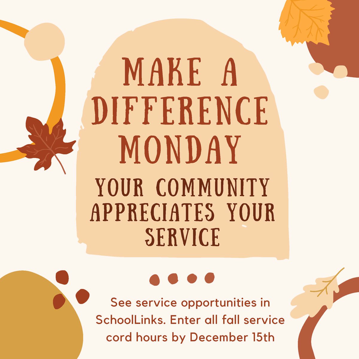 Good morning Chargers! Today is “Make a difference Monday”, take this time to serve your community. See the UPDATED Service Cord Guidelines here ➡️ lcisd.org/docs/default-s…. <a href="/Fulshear_HS/">Fulshear High School</a> <a href="/ChargerSchools/">Charger Nation</a>