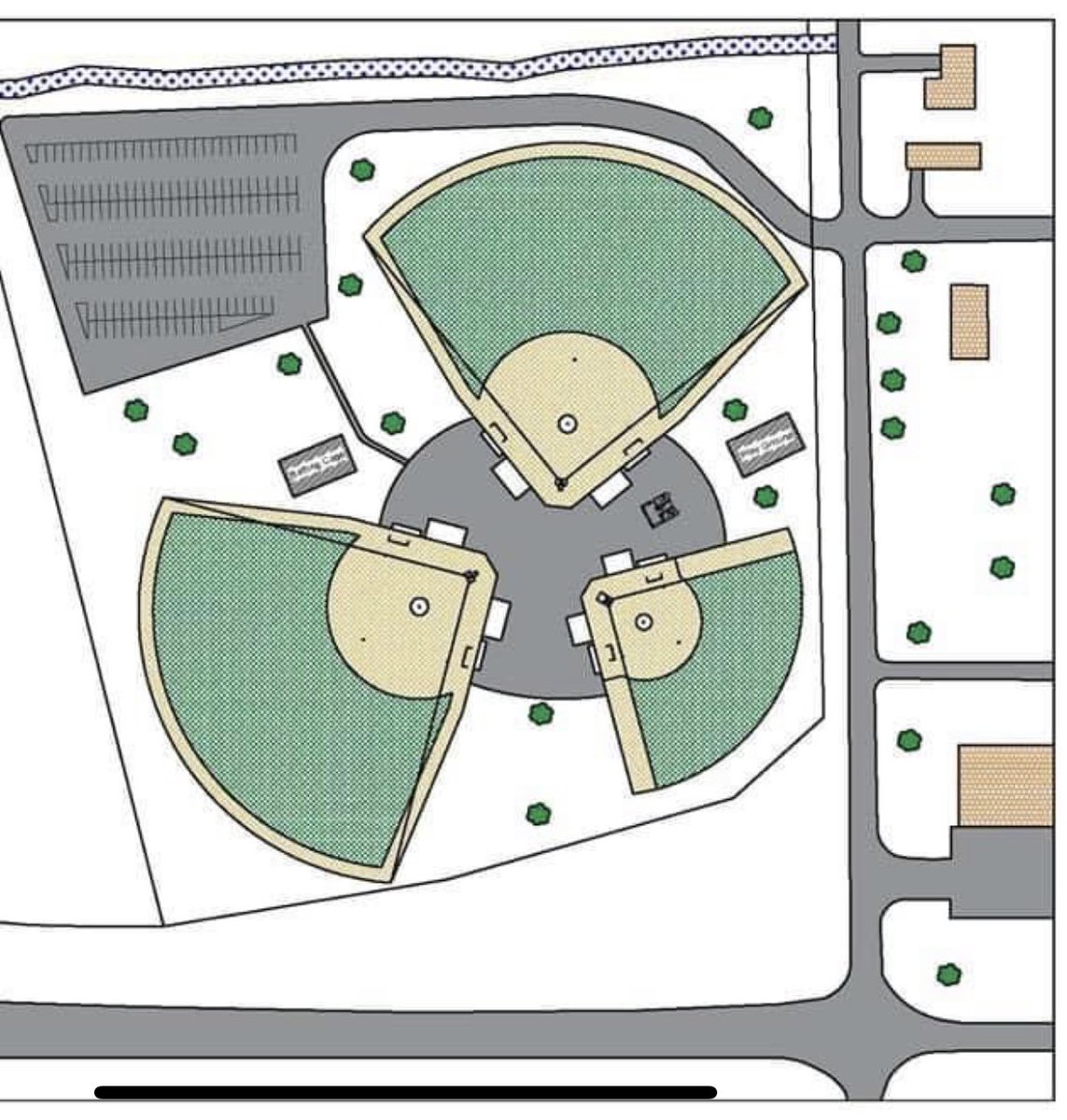PrincetonRV's tweet photo. Princeton Progress!  New ball field Musco Lighting being installed today!   Go Tigers! https://t.co/bKVtTpvIbs
