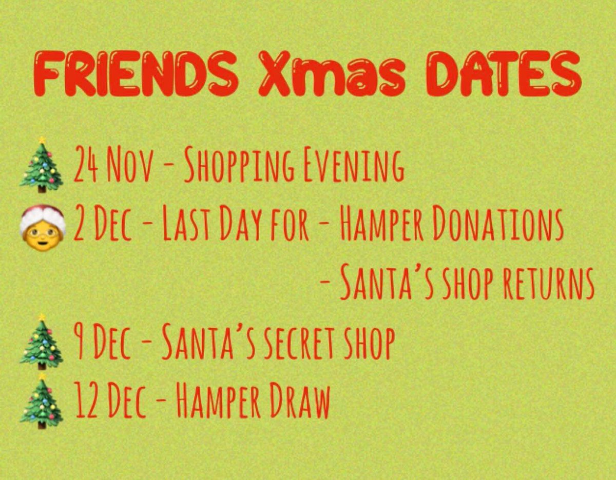 Dates for your diary!