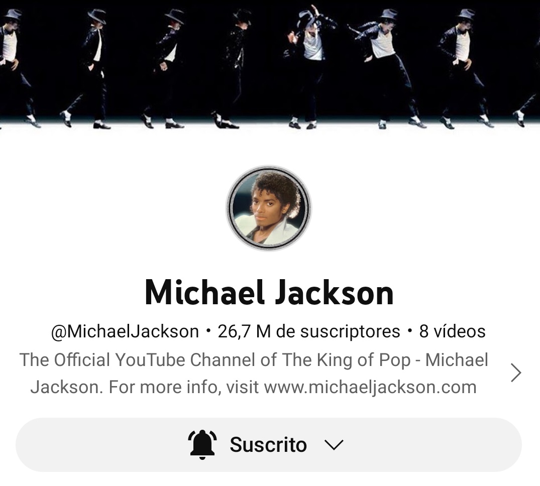 MJJEspanol's tweet photo. INFO| La foto de perfil del canal de Michael Jackson en youtube ha sido actualizada.

Y recordad que 'Thriller' y 'Beat it' están en 4k!

#MichaelJackson #Thriller40 https://t.co/F9MyjxcAQ7
