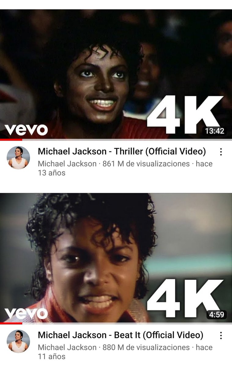 MJJEspanol's tweet photo. INFO| La foto de perfil del canal de Michael Jackson en youtube ha sido actualizada.

Y recordad que 'Thriller' y 'Beat it' están en 4k!

#MichaelJackson #Thriller40 https://t.co/F9MyjxcAQ7