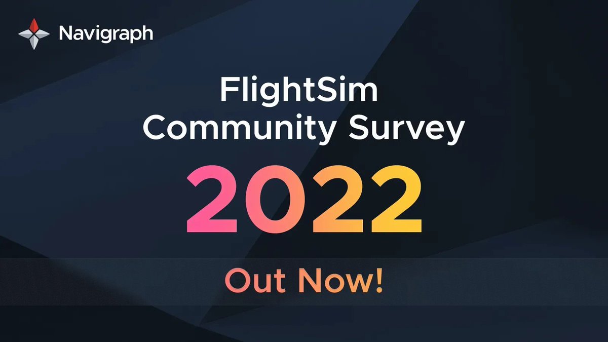 Take the world's largest #FlightSim Survey: surveymonkey.com/r/flightsimsur…  

The answers you provide will help guide future projects and development in the #Flightsimulation community ✈️ This year, 35 partners are awaiting for you to leave your feedback. Please help share the link!