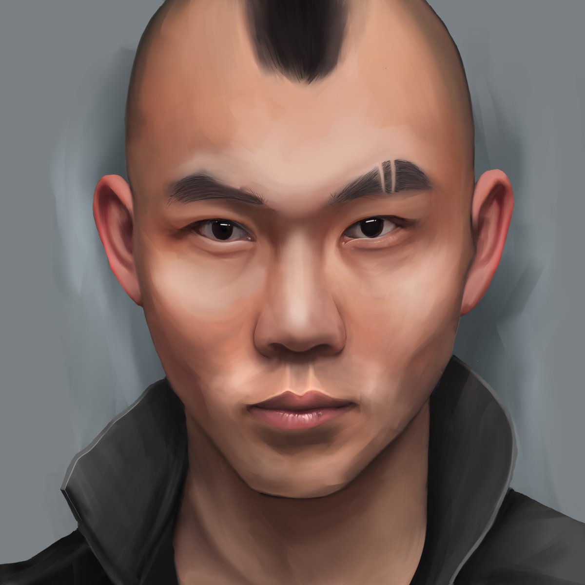 TheProjectDark's tweet image. From a 2D concept, to a 3D model thanks to @khtrammell and his incredible &quot;HUMAN&quot; tutorial.
Thanks Kent!

#blender #b3d #3d #procreate