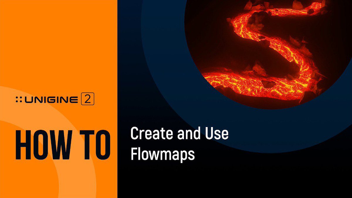 Unigine's tweet image. youtu.be/OTg7vES1TLo
Lava or water stream using UNIGINE? Easy!
Check out our new quick tutorial on how to create flowmaps using the built-in Texture Editor recreating an effect of a flowing liquid
#unigine #uniginetutorial #flowmaps