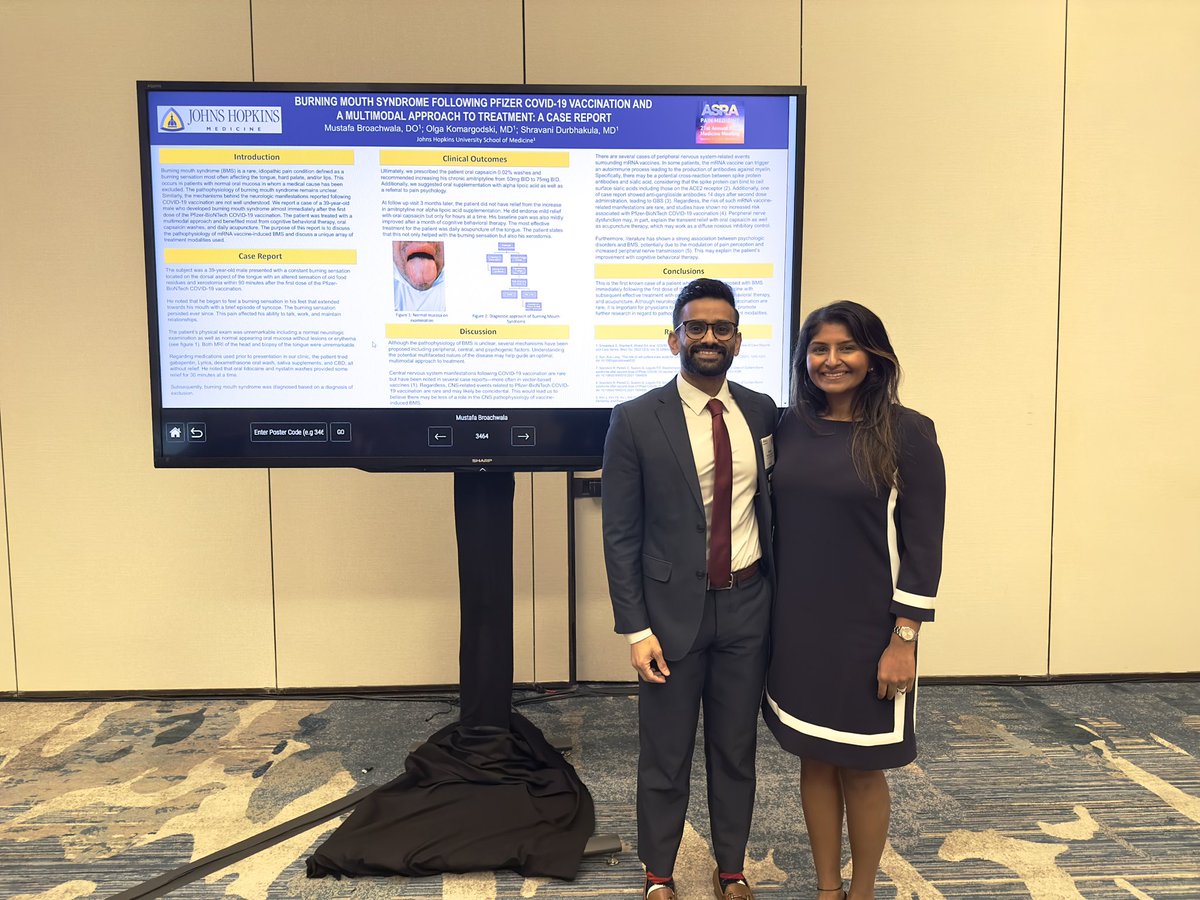 Burned your mouth this morning? Well, Dr. Broachwala has something to say about that! <a href="/HopkinsPain/">Johns Hopkins Pain</a> <a href="/ShravaniD_MD/">Shravani Durbhakula, MD, MPH, MBA</a> <a href="/mbroach4/">Mustafa Broachwala</a>  #ASRAFALL22