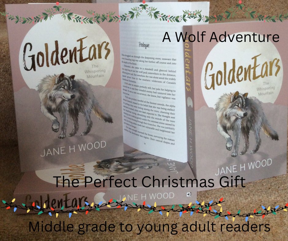 JaneHWood1's tweet photo. Wondering what to buy your special someone for #Christmas ?
Look no further than:
GoldenEars: The Whispering Mountain.
A story to delight and melt your heart.
@BookGuild #fiction #comingofage #drama #suspense 
#Reviews
https://t.co/f3z6YTRy2G https://t.co/g8jeHPJ69H
