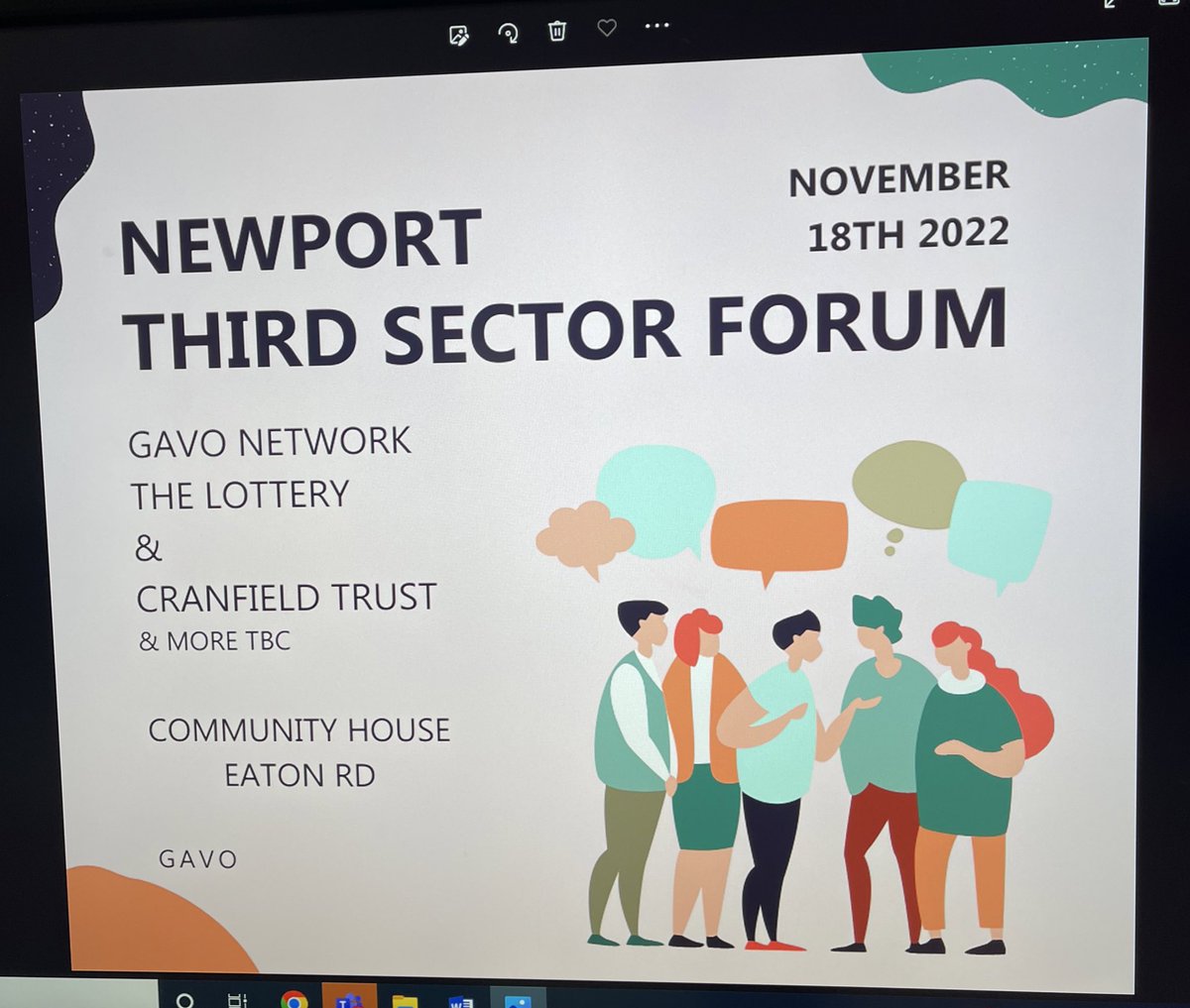 All set for the Newport Third Sector Forum. Join us if you want to discuss your project ideas and know more about our funding <a href="/TNLComFundWales/">The National Lottery Community Fund Cymru</a> @GAVOHQ #Funding #community #projects #Newport